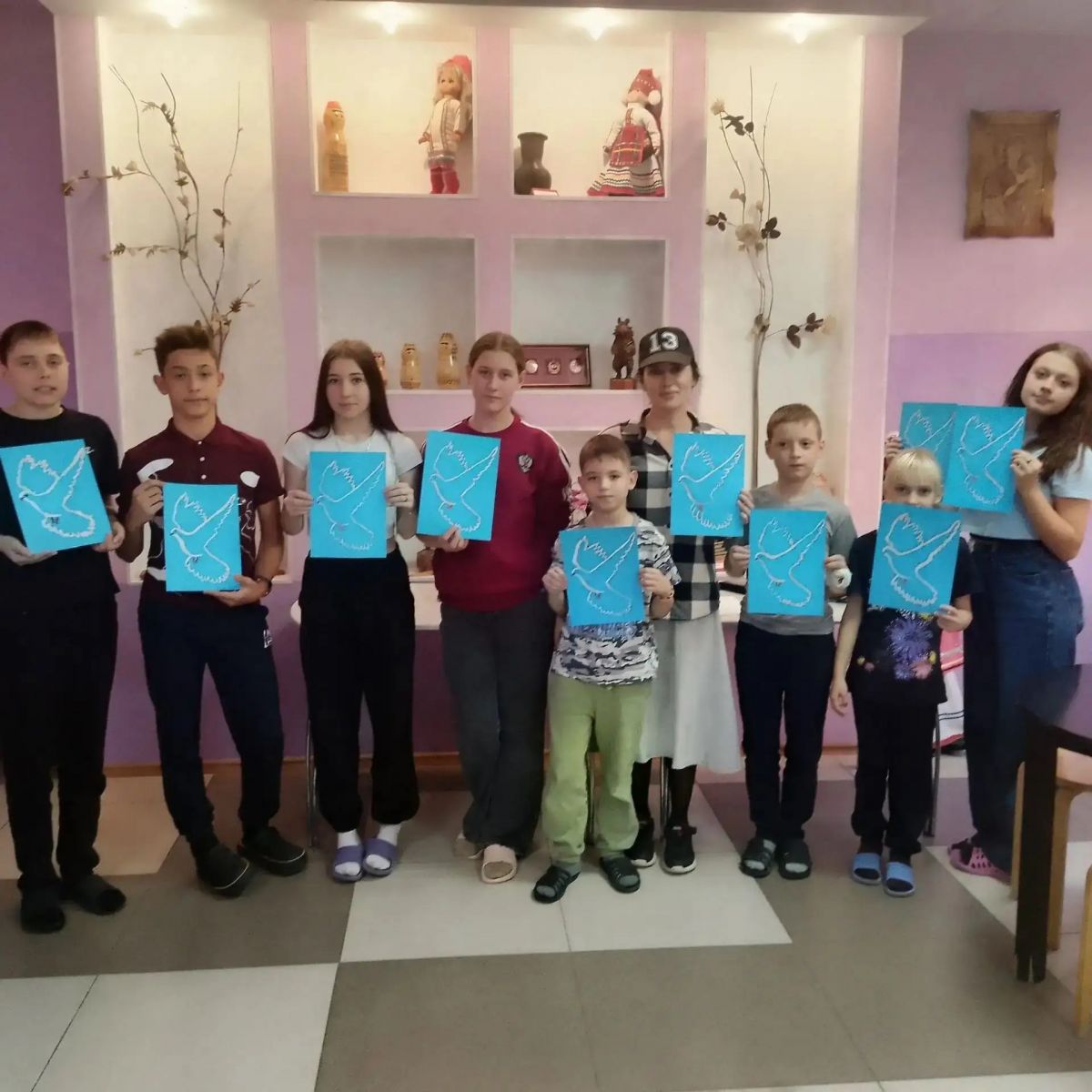 Мастер-класс &laquo;Голубь мира&raquo; в приюте &laquo;Надежда&raquo;: творчество во имя добра