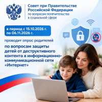 Опрос родителей  по вопросам защиты детей от деструктивного контента