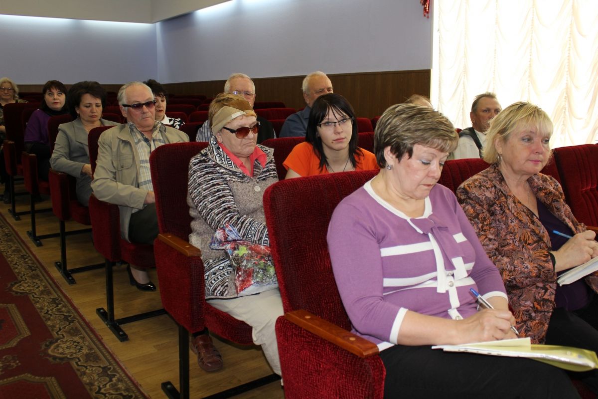 Отчетно-выборная конференция местной организации Всероссийского общества слепых