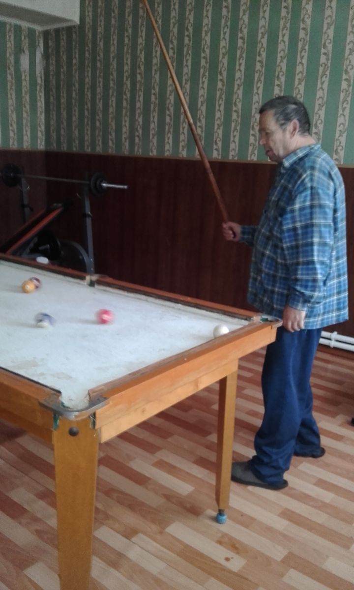 В Козловском доме-интернате состоялся турнир по бильярду.